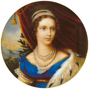 Karoline Charlotte Auguste von Bayern (1792 &ndash; 1873) was at different times married to two different leaders of german-speaking lands